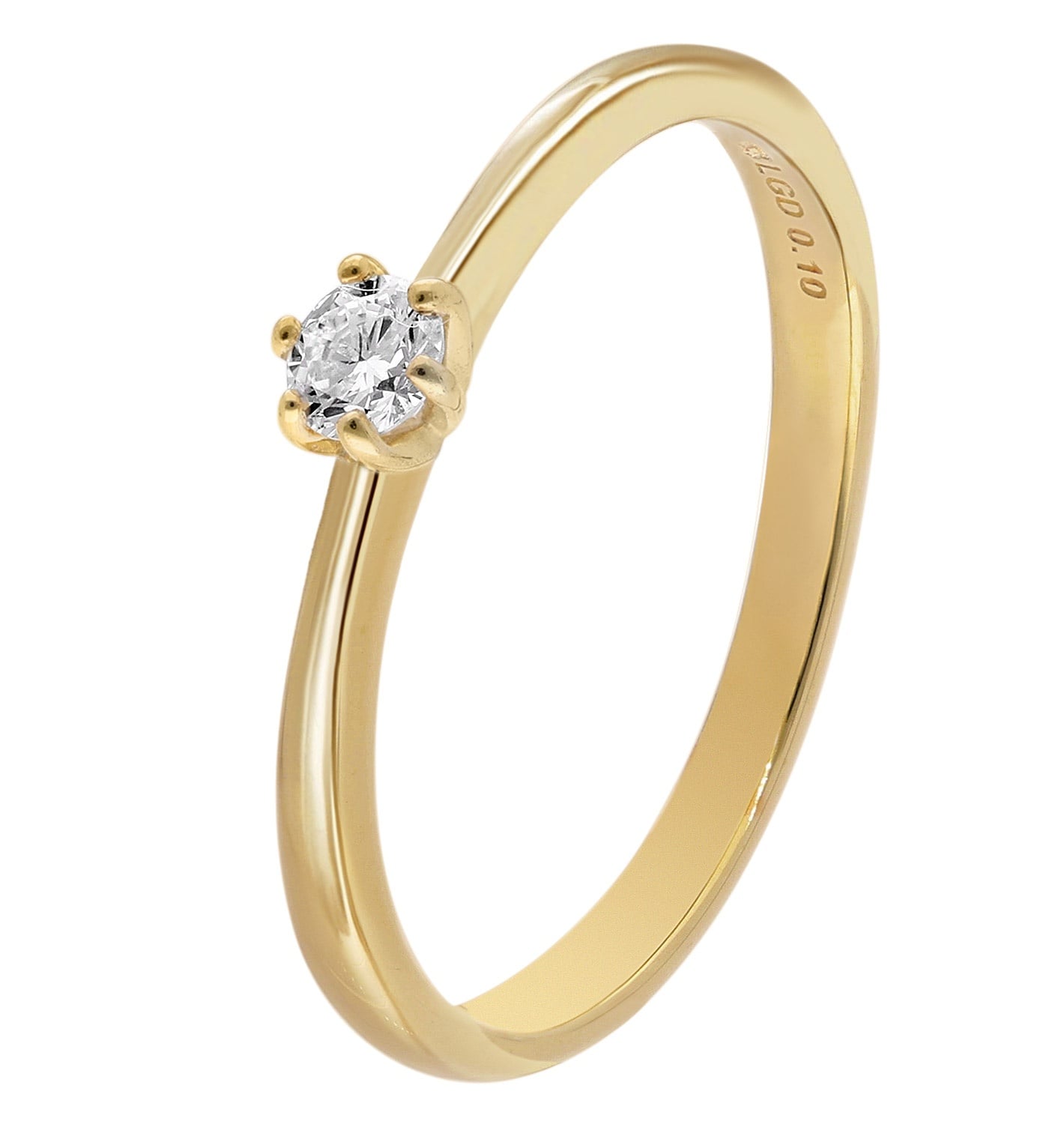 GLIZZ GL8653 Damenring mit Lab Grown Diamant 0,10 ct Gold 333 Brillantring Unkategorisiert online kaufen