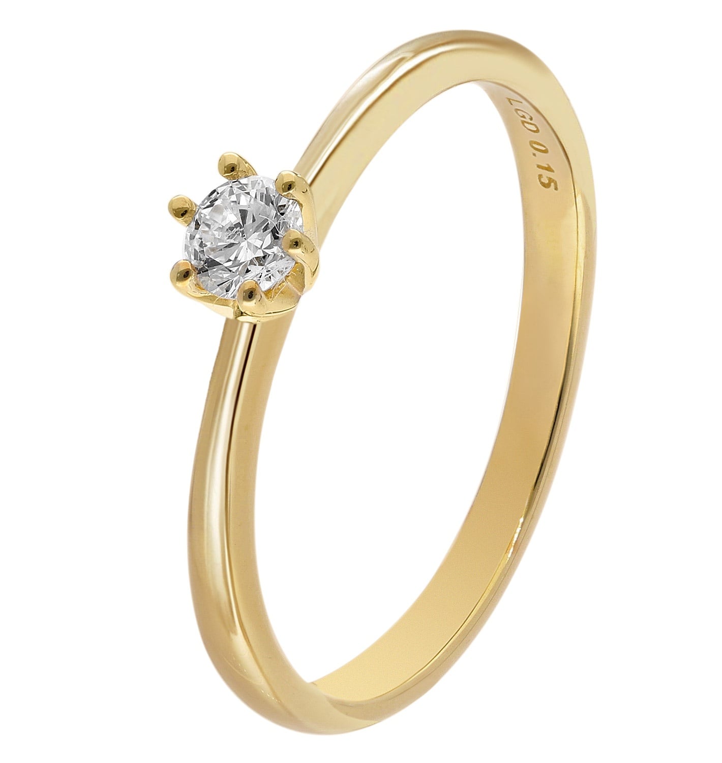 GLIZZ GL8658 Damenring mit Lab Grown Diamant 0,15 ct Gold 333 Brillantring Unkategorisiert online kaufen