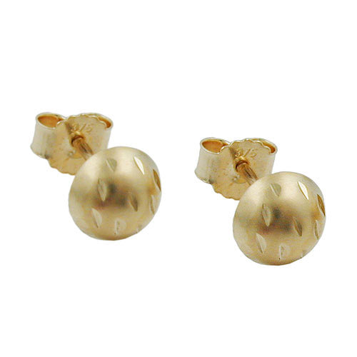 Ohrstecker Halbkugel-diamantiert Gold 375 Unkategorisiert online kaufen