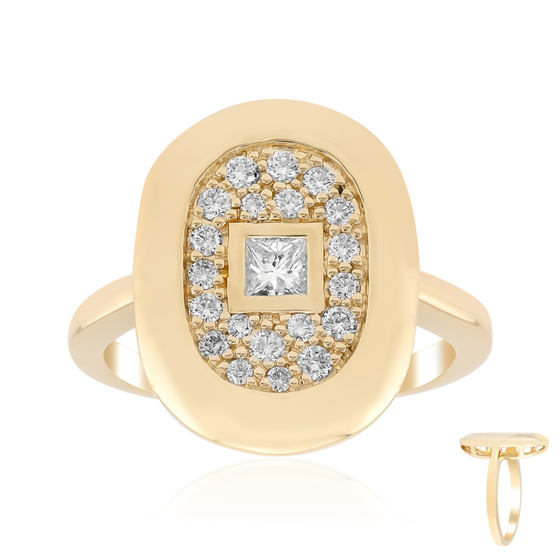 SI1 (G) Diamant-Goldring (Annette) Unkategorisiert online kaufen