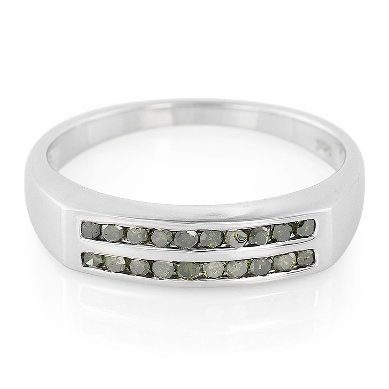 Smaragdgrüner Diamant-Silberring Unkategorisiert online kaufen