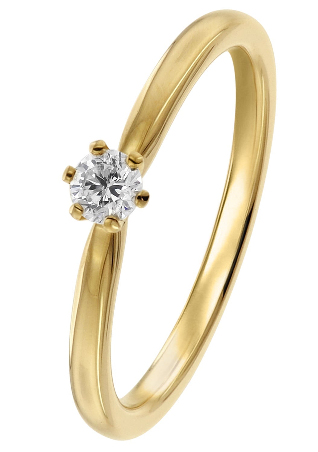 trendor 26932.015GG Diamantring Gelbgold 585/14 Kt. Brillantring 0,15 ct Unkategorisiert online kaufen