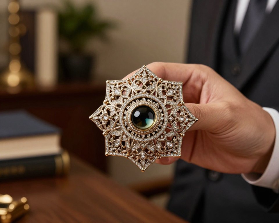 Broschen mit versteckter Überwachungstechnik